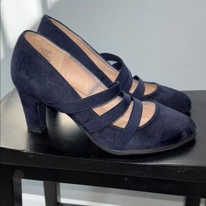 Elegant Navy Women's Heels